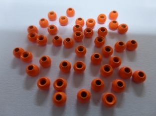 Brass Bead Fluo Orange 4,0 mm